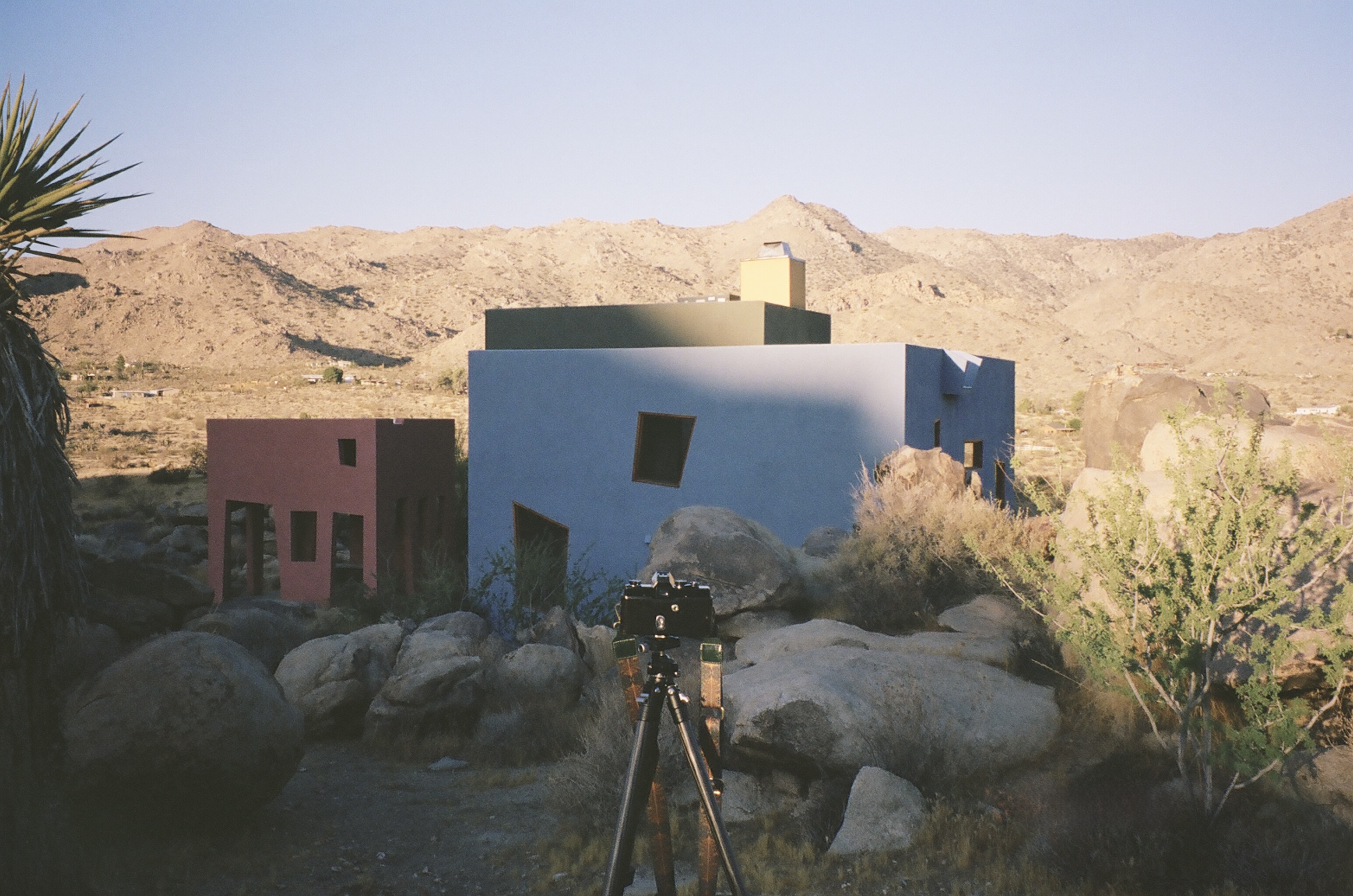Monument House — Minolta SRT-101 on tripod