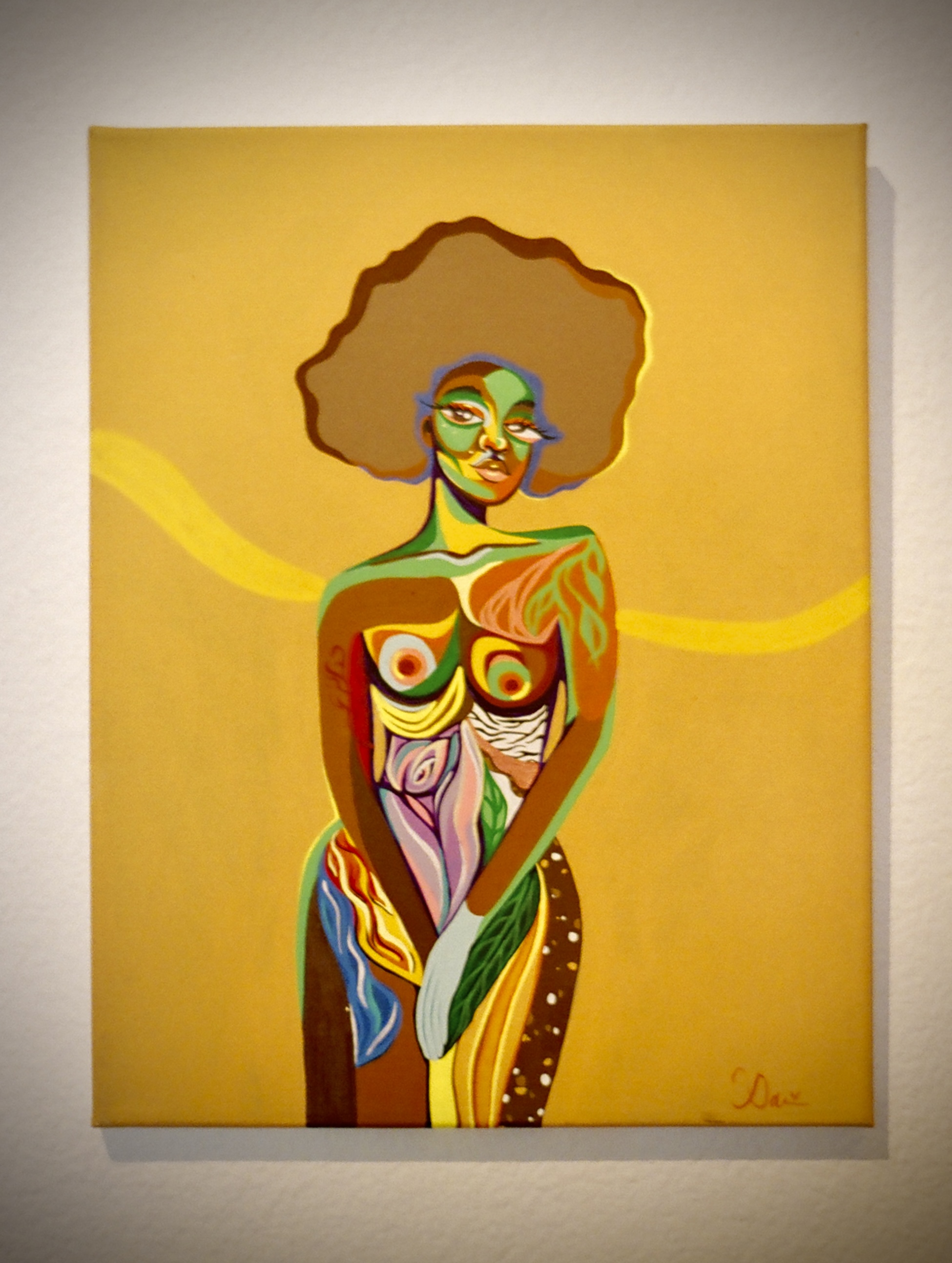 In Her Element — painted portrait, ThirtyThree Gallery