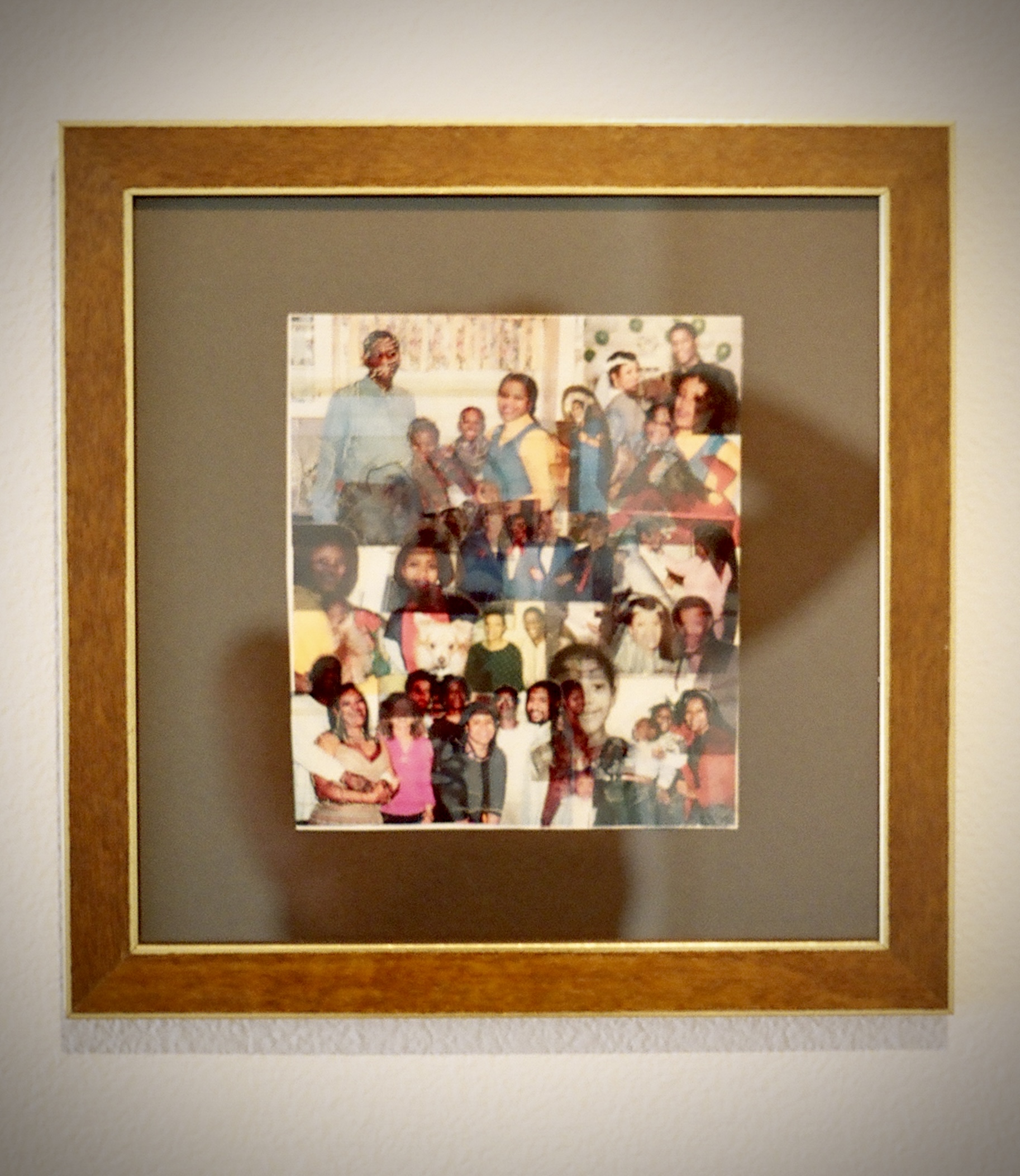 The Space Left Behind — collaged obituary piece, ThirtyThree Gallery